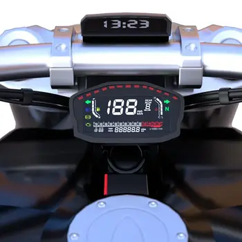אוניברסלי אופנוע VA LCD מד מהירות דיגיטלי מד מרחק מד 2/4 צילינדרים עבור דוקאטי הונדה ימאהה מד מהירות