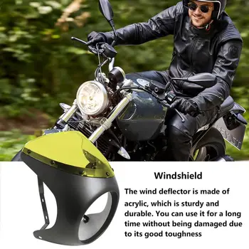 אוניברסלי אופנוע השמשה Fairing מגן רוח מסך על ב. מ. וו אופנוע סוזוקי הגוף Fairing