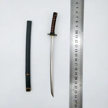 אוסף 1/6 מידה חרבות עתיקות חרב סמוראי נשק קר נשק להב הסכין מודל 12in צעצועי פעולה איור