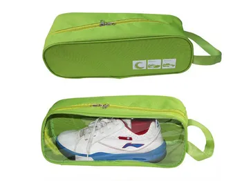אופנה רשת ניילון נסיעות נייד לשאת נעליים כיס חבילת עמיד למים אוויר חדיר שקוף חבילת שקית מתנות 6 צבעים