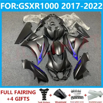 אופנוע Fairing קיט מתאים GSXR1000 GSXR 1000 GSX-R1000 2017 2018 2019 2020 2021 2022 K17 מלא Fairings ערכות סט שחור