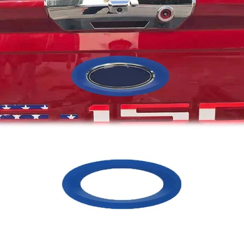 אחורי לרכב תא מטען דלת תא המטען סמל התג קישוט מכסה לקצץ טבעת פורד F150 2021 2022 2023 החיצוני אביזרים ABS