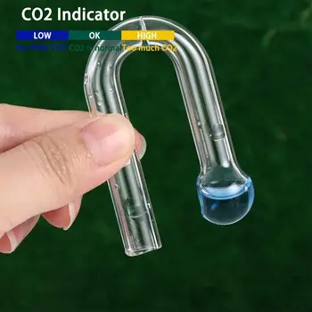 אקווריום PH אביזרים CO2 מחוון אקווריום CO2 מפזר זכוכית טיפה בודק חיווי צג CO2 מוניטור