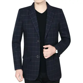 בוטיק אופנה של גברים מעיל קוריאני גרסה נוח ' נטלמן אלגנטי מוצק הבריטי סגנון הלבוש חליפה בלייזר D98