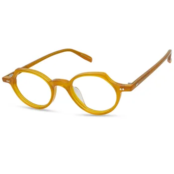 בציר אצטט חדש מסגרת משקפיים באיכות גבוהה נשים גברים בעבודת יד מעצב מותג משקפי קוצר ראייה אופטי של משקפיים