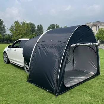 ג ' יפ שחור אחורי לרכב סיומת אוהל אופניים אחסון חיצוני קמפינג רב תכליתי חלל גדול אוקספורד מצופה כסף עמיד למים סיור