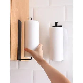 דבק נייר טואלט מחזיק נייר ארגונית קיר הר אחסון לעמוד מטבח שירותים לא תרגיל רקמות המתלה מגבות אל חלד