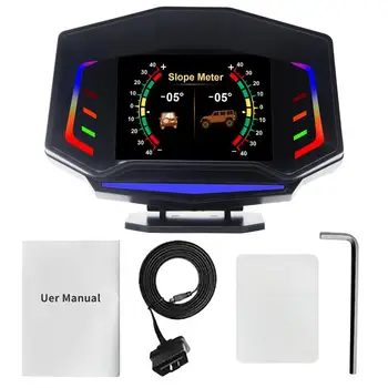 האד תצוגה למכוניות OBD2 דיגיטלי GPS מד מהירות עם מצב כפול OBD2/GPS דיגיטלי המכונית האד Head-Up Display מצב כפול OBD2/GPS