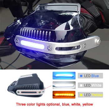 האופנוע יד שומרים LED להתמודד עם מגן מגן מכסה עבור הונדה cb 650r cbr 600f cbf 600 xr 150 cbr 1100xx crf 450 זומר