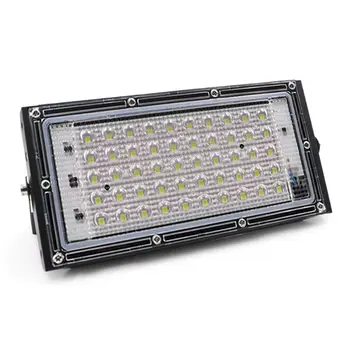 הארת LED חיצוני הזרקורים 50W מכונת כביסת הקיר מנורה רפלקטור IP65 עמיד למים תאורת גן RGB אור מבול 240V AC 220V