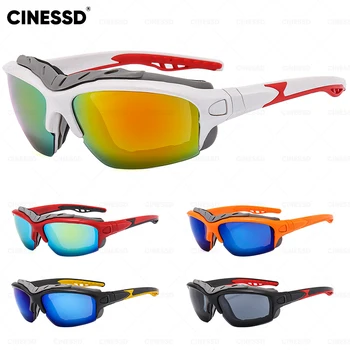 הגנת UV Windproof משקפיים לגברים ונשים מקוטב עדשת משקפי שמש רכיבה על אופניים רכיבת כביש MTB אופני ספורט משקפיים לשני המינים