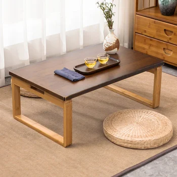 היפני קאנג שולחן חלונות שולחן תה השולחן פירות שולחן הביתה קומה שולחן מתקפל לחלון המטבח Da Tavola Pranzo רהיטים