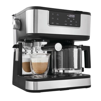 המבשלה, 10 כוס קפה + אספרסו, שחור, נירוסטה , מסך מגע, מודל FW54100112159