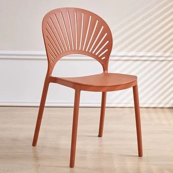 המודרני סלון כסאות טרקלינים פלסטיק מעצב חדר האוכל כיסאות בודדים מבוגרים Sillas Plegables ריהוט חדר MQ50KT