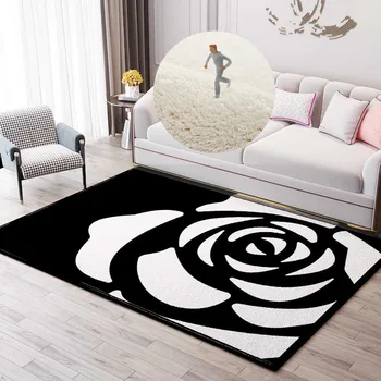 הסקנדינבים פשוט שטיחים בחדר השינה מכוסה שטח גדול שטיחים עבור הסלון אור יוקרה טרקלין מחצלת מונעת החלקה במלתחה השטיח