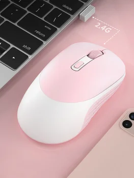 העכבר האלחוטי של 2.4 G, שקטה, שקטה המשרד את המשחק עכבר, מתאים למחשבים ומחשבים ניידים