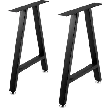 הרגליים של השולחן 28 x 17.7 סנטימטר שולחן בצורת רגליים סט של 2 הכבדות רגלי הספסל כפרי רגלי מתכת ברזל יצוק קפה שולחן הרגליים הו