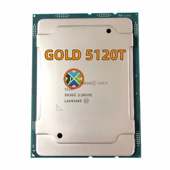 השתמש זהב 5120T SR3GC 2.20 GHZ 14-ליבות 28-חוט 19.25 MB חכם מטמון 105W המעבד LGA3647 GOLD5120T