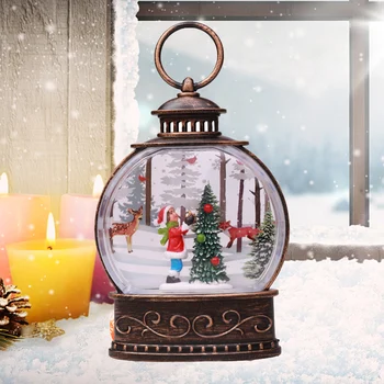 חג המולד נייד זוהר רוח קטנות מנורה, מתנה לחג המולד חג המולד הרוח מנורה, מתנה לחג המולד דקורטיביים מנורת לילה בעיצוב