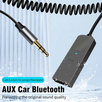 חדש Bluetooth מתאם Aux אלחוטית לרכב Bluetooth מקלט USB, 3.5 מ 