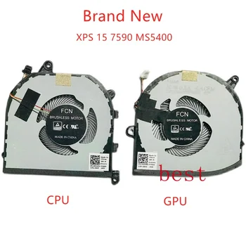 חדש CPU GPU קירור מאוורר מצנן על Dell XPS 15 7590 M5400 DP/N 0V9H8N 0F01P X DC28000NHD0 NS75C00-18L25 NS75C01-18L26