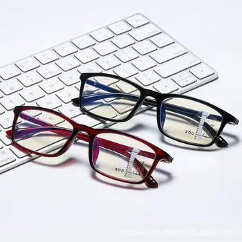 חדש Progressive Multifocal משקפי קריאה נגד אור כחול זוקן ראייה משקפיים קרוב רחוק ראייה משקפיים משקפי ראייה או רוחק ראייה