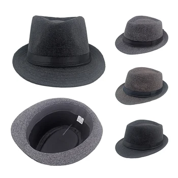 חדש האביב-קיץ רטרו של גברים כובעים Fedoras העליון ג ' ז צבעוני כובע למבוגרים מגבעות הגרסה הקלאסית הכובע כובעים