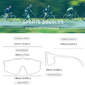 חדש מותג ספורט KDEAM יפה טיולי אפניים משקפי גברים נשים חיצונית אופניים TR90 ההר דרך משקפי אופניים מקוטב משקפי שמש