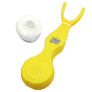 חוט דנטלי לבחור ניקוי שיניים Flosser מחזיקי להחלפה שן Threader פלסטיק אוראלי אספקת כלי לשימוש חוזר
