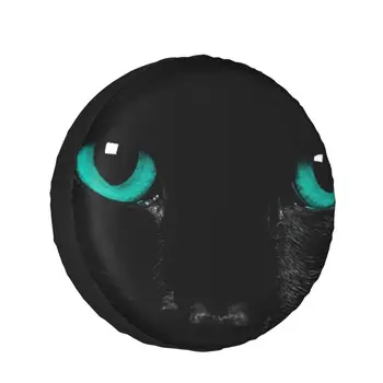 חיות תמונות חתול שחור עיניים כחולות חתול Wallpaper_yy.io צמיגים כיסוי