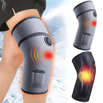 חימום חשמלי עיסוי מגיני ברכיים כאבים ברגל משותפת אינפרא אדום מחוממת טיפול שחזור מפרקים פיזיותרפיה הכריעה