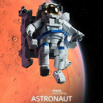 חלל אסטרונאוט רחובות MOC Moduler בניין לבנים מדעי החלל לחקור אסטרונאוט הרפתקאות 1515PCS לבנים דגם צעצועים מתנות