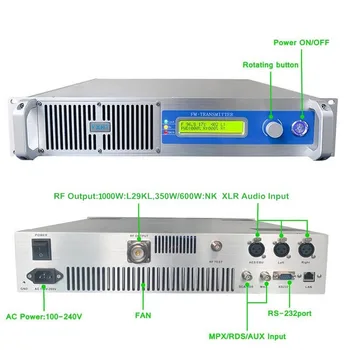 [חם מכירה] 1.5 קילוואט משדר FM שידור חדש קל משקל 1500W עבור תחנות רדיו CE, ISO, FCC מוסמך