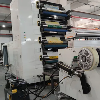 חם מכירת מפעל 4 צבע פלקסו צלחת פלסטיק שאינם ארוגים בד שקית מכונת הדפסה מחיר Flexographic מכונת הדפסה