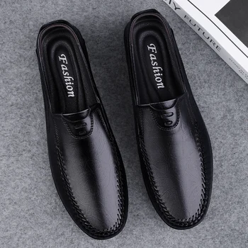 חמה למכירה נעלי גברים עור אמיתי עסקי גברים נעלי 2023 חדש זכר נוח מזדמנים נעליים באיכות גבוהה זכר נעלי חתונה