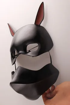 טוקיו ע ' ול:re Ayato Kirishima שחור ארנב מסכת Cosplay יצירתי ביצועים מצחיק Cosplay מסכת יצירתי ביצועים מצחיק אביזר
