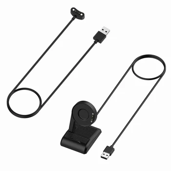 טעינת USB כבל תחנת העגינה עבור Ticwatch Pro 3 Ultra GPS / E3 / X Pro / Pro 3 / Pro3 LTE שעון חכם טעינה קו מטען מגנטי