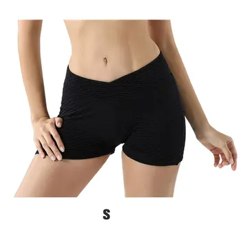 יוגה קצרים כושר חותלות רכות מועכת לנשימה להתאים את התחפושת אפרסק היפ לדחוף נשים ספורט בגדים מ