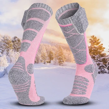 יוניסקס חשמלי מחומם גרביים 3 חימום רמות מחוממת ספורט גרבי אינטליגנטית חימום מהיר בחורף לסקי רכיבה על אופניים