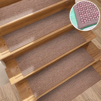 יוקרה אנטי להחליק מדרגות לדרוך מחצלת TPR דביק מדרגות שטיח סט מטבח שטיח להגן על השטיח מדרגות ביתיים משטח שלב