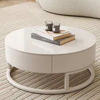 יוקרה מודרנית שולחן נורדי הסלון המסדרון בצד חדר השינה שולחנות אוכל נייד סיבוב מינימליסטי מסה Auxiliar רהיטים DWH