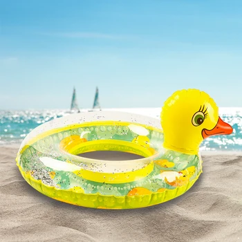 ילד ילדה שחייה מעגל לצוף בריכה חוף ממלאים מים ציוד שחייה הטבעת צינור בריכה מתנפחת צעצוע שחייה הטבעת מושב