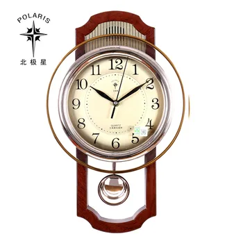 יצירתי שעון המטוטלת מודרני שעון קיר וינטג הסלון שקט רטרו 20 אינץ אלקטרוני שעון Relogio De Parede עיצוב SC47