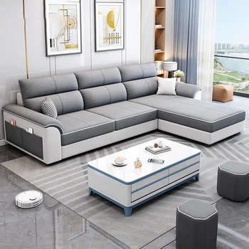 כורסא וספת הסלון מינימליסטי המעצב המבטא הספה בסלון בקומה רדום Wohnzimmer ספות ריהוט חדר השינה
