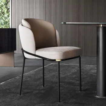 כסאות מרופדים בעיצוב מינימליסטי נוח כסאות אוכל במסעדה Cadeira דה בג ריהוט הבית