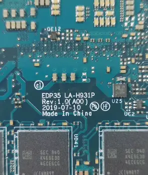 לה-H931P לוח האם.עבור Dell XPS 13 7390 מחשב נייד לוח אם, עם i3 i5 i7-10 CPU הדור.8GB/16GB RAM, 100% נבדקו באופן מלא functi
