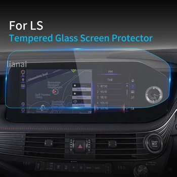 מגן מסך זכוכית מחוסמת סרט מגן Carplay מולטימדיה LCD GPS לרכב רכב הפנים אביזר לקסוס LS500hF 2023