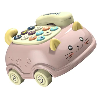 מדומה טלפון מוסיקה לילדים צעצוע מוקדם חינוכי צעצועי התינוק הנייד מתקשר צעצועים משחק בנות בלי