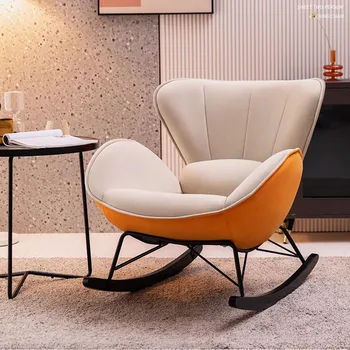 מודרני עצלן כסא נדנדה המשחקים Nordic איפור יהירות קומה הכיסא בסלון מעצב Muebles Para El Hogar פטיו ריהוט