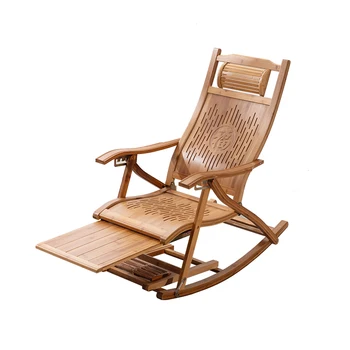 מודרני קיפול במבוק כסא נדנדה טרקלין למיטה למבוגרים רצפת עץ עיצוב מדיטציה Sillon נוח טרקלינים Cadeiras רהיטים